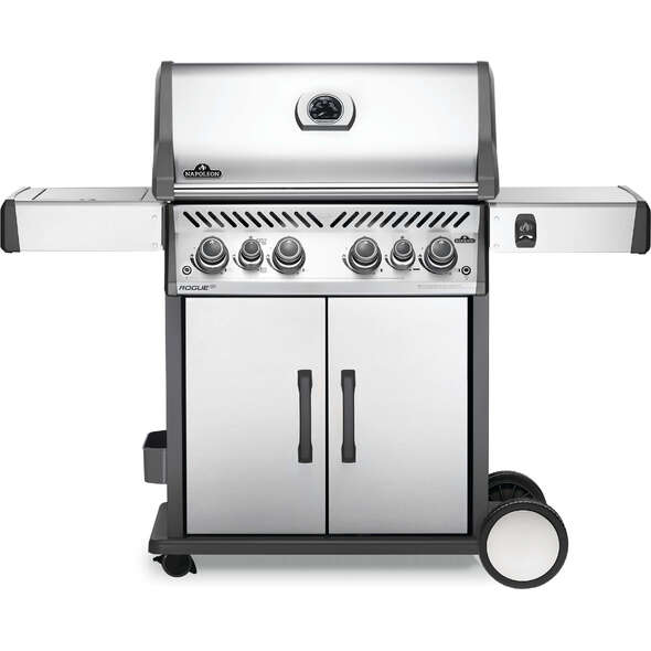 Napoleon Rogue 4 Burner SE 525 Stainless Steel – Side Infra Red Burner + Rear Burner + SS Grills